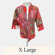Quilted Jacket Red XL