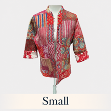 Quilted Jacket Red Small