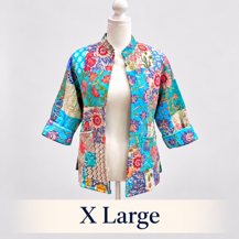 Quilted Jacket Teal XL