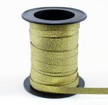 CELEBRATE - Curling Ribbon 5Mm X 10M Spool - Glitter - Dark Gold