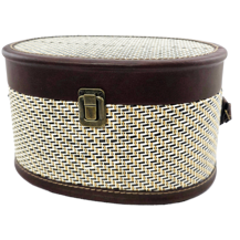 Victorian Herringbone Basket Cameo - Medium