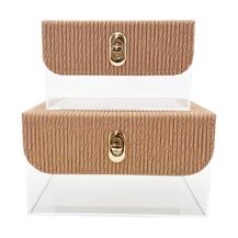 HORN Victorian Clearview Case Set - Caramel Brown