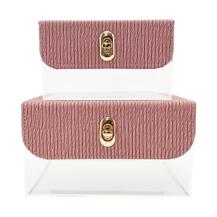 HORN Victorian Clearview Case Set - Rhubarb Pink