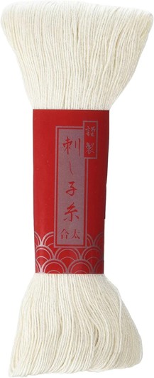 DARUMA Sashiko Thread 20/6 100m Skein Natural 2