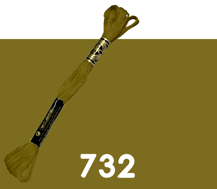 DMC Stranded Cotton 732