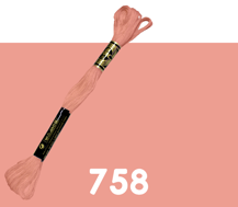 DMC Stranded Cotton 758