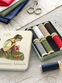 GUTERMANN Nostalgic Box Sew-All Thread 100m Qty 8 - Basics