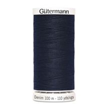 GUTERMANN - Thread Denim 100M 100% Polyester - 6950 navy