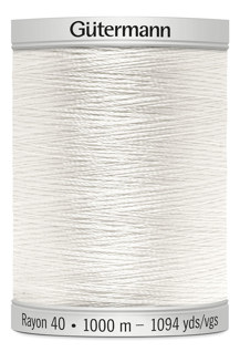 GUTERMANN - Thread Rayon 40 1000M Sulky Machine Embroidery - 1002