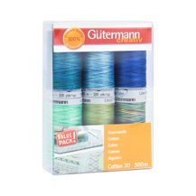 GUTERMANN Thread Set Cotton 30 300m - 6 reels