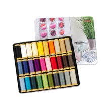GUTERMANN Thread Box Natural Cotton 100m - 30 reels