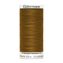 GUTERMANN - Thread Denim 100M 100% Polyester - 2040 golden brown