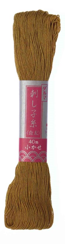 DARUMA Sashiko Thread 20/6ply 40m Skein Dijon 3