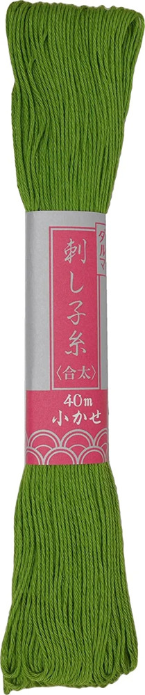 DARUMA Sashiko Thread 20/6ply 40m Skein Green 24
