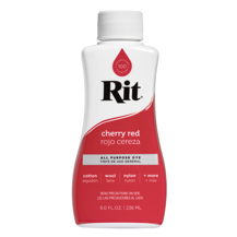 RIT - Fabric Dye All Purpose Liquid 8oz (236ml) - Cherry Red