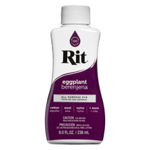 RIT - Fabric Dye All Purpose Liquid 8oz (236ml) - Eggplant