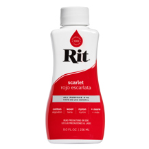 RIT - Fabric Dye All Purpose Liquid 8oz (236ml) - Scarlet