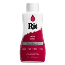 RIT - Fabric Dye All Purpose Liquid 8oz (236ml) - Wine