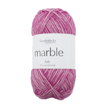 FIDDLESTICKS Marble Cotton Acrylic Yarn-Cerise