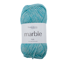 FIDDLESTICKS Marble Cotton Acrylic Yarn-Turquoise