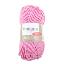 FIDDLESTICKS Superb Big 100% Acrylic Yarn-Pink