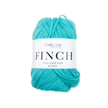FIDDLESTICKS Finch Cotton Yarn-Turquoise