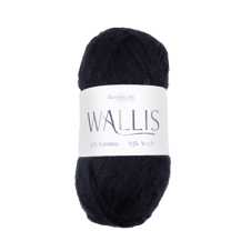 FIDDLESTICKS Wallis Bamboo/Acrylic Yarn-Black