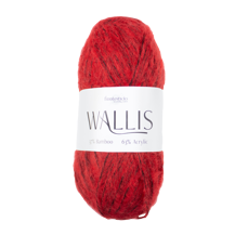 FIDDLESTICKS Wallis Bamboo/Acrylic Yarn-Red