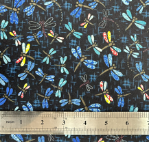 Sevenberry Kasuri Dragonfly - per metre