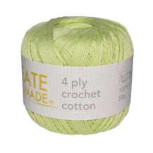 4ply Crochet Cotton BC4911 HONEYDEW