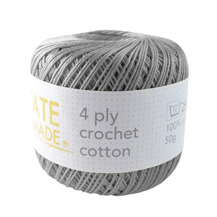 4ply Crochet Cotton BC4920 SILVER