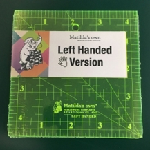 Matilda's Own Template - Ruler Square Imperial Left Handed - 4.5 x 4.5in