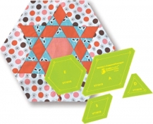 Matilda's Own Template - Diamond Hexagon Set of 5 - 8in