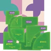 Matilda's Own Template - Drunkards Path Set of 8 - 3, 4 6 & 12 in