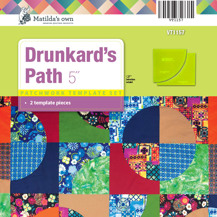 Matilda's Own Template - Drunkards Path Set of 2 - 5in