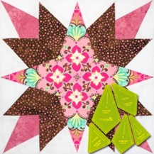 Matilda's Own Template - Prairie Star Set of 5 - 12in