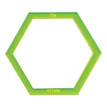 Matilda's Own Template - Hexagon Donut - 1.5in inner