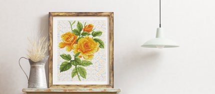 Dd6008 Yellow Rose Bouquet Min