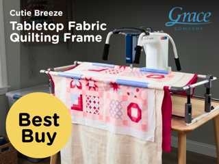 Grace Cutie Breeze Tabletop Fabric Quilting Frame
