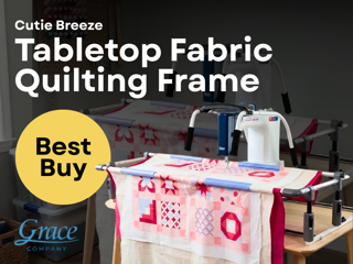 Grace Cutie Breeze Tabletop Fabric Quilting Frame (1)