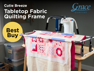 Grace Cutie Breeze Tabletop Fabric Quilting Frame
