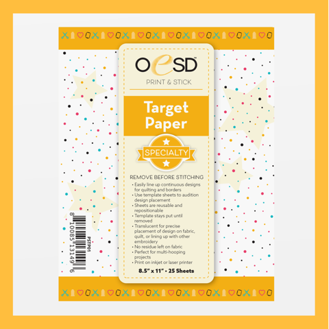 Bernina Accessory: OESD: Target Paper