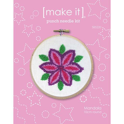 Punch Needle Kit 10cm - Mandala