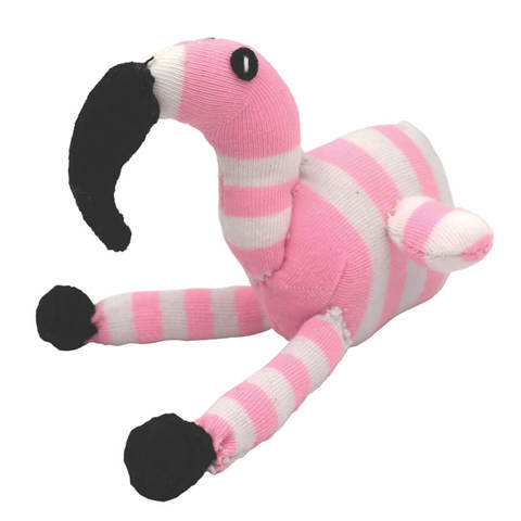 DIY Sock Kit 18.5 x 16.5 x 12cm - Flamingo