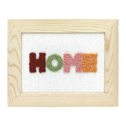 Punch Needle Photo Frame Kit 25.5 x 20.5cm - Home
