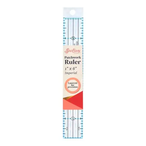 Sew Easy - Patchwork Ruler Imperial 1 x 6in