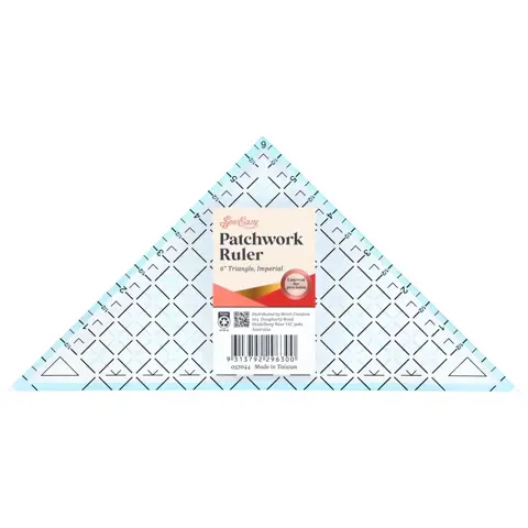 Sew Easy - Quilt Ruler Patchwork Triangle Imperial 6in