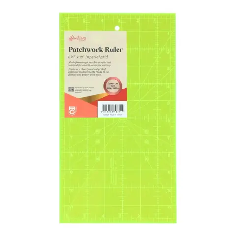 Sew Easy - Patchwork Ruler Fluro 6.5 x 12in