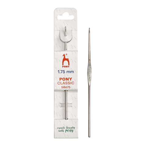 Pony Classic - Crochet Hook Steel 12cm - 1.75mm