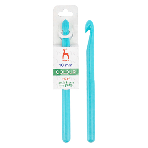 Pony Colour - Crochet Hook Plastic 15cm - 10mm